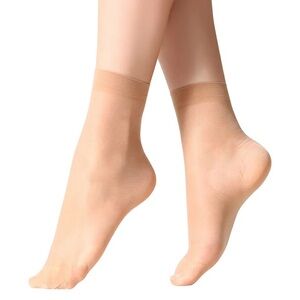 Sheer Nude Ankle Socks | 12 pairs |